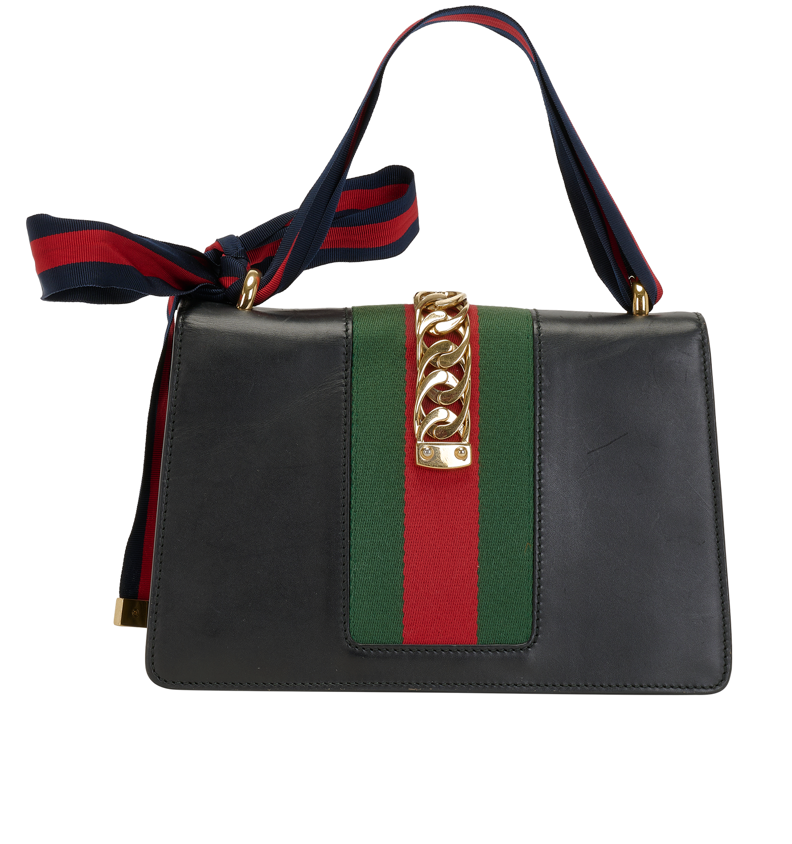 Sylvie, &pound;850, Handbags, Black, Leather, Back view